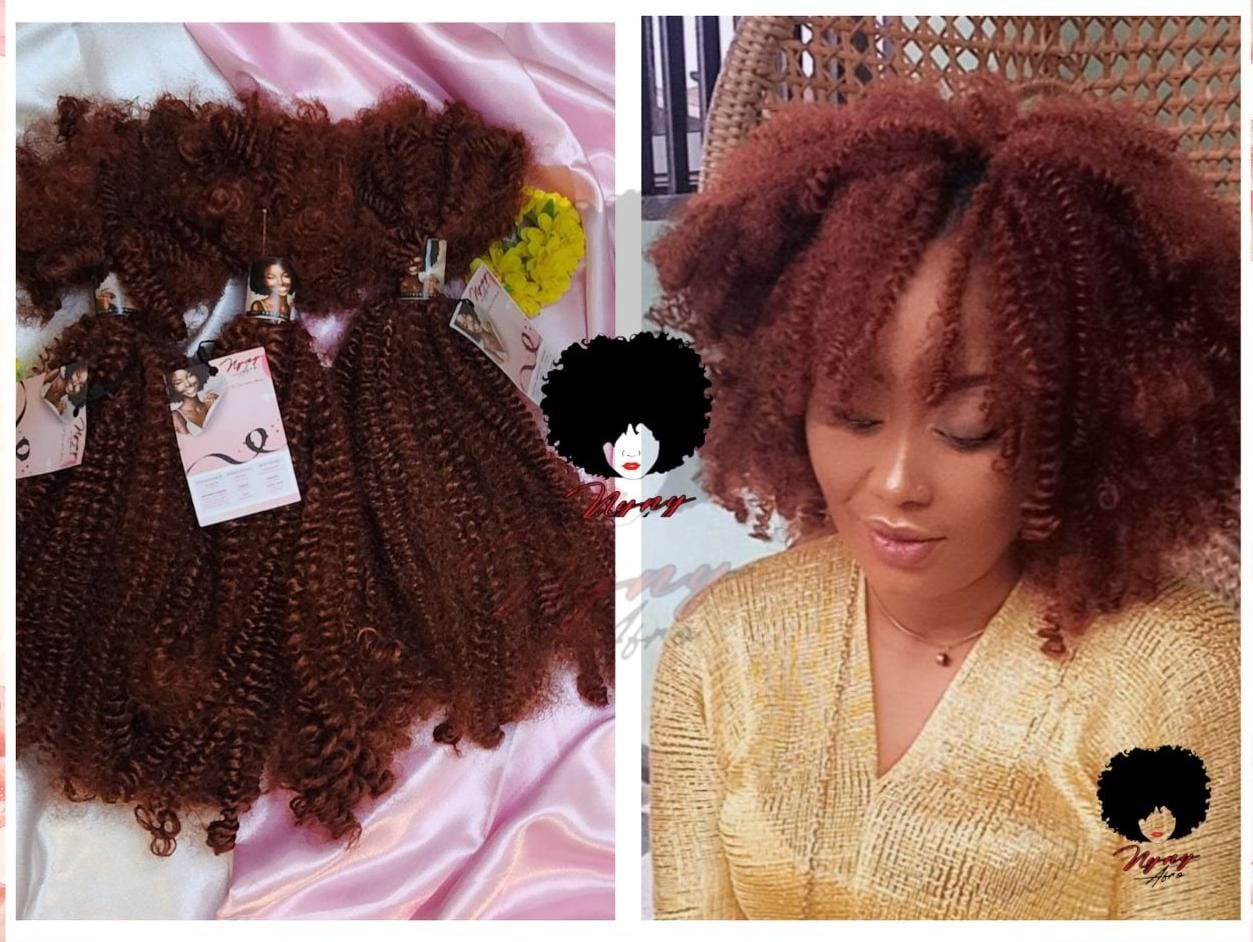 Extensions boucles -Rousse